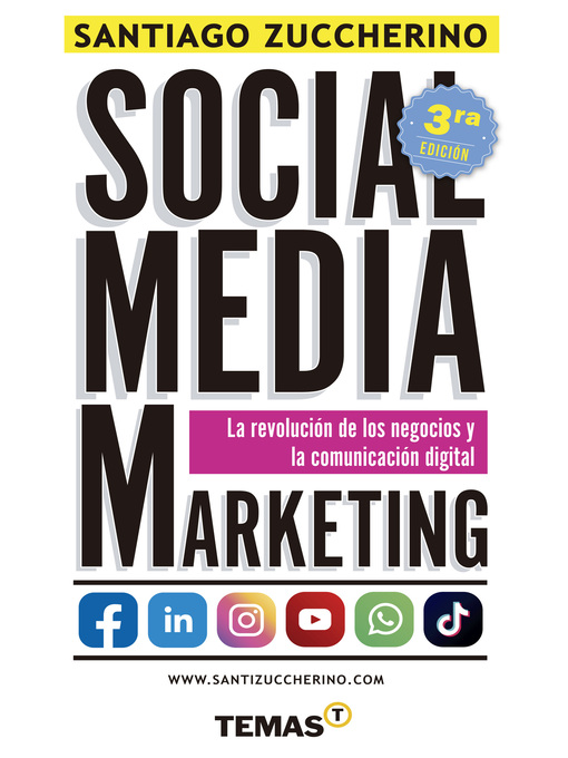 Detalles del título Social Media Marketing de Santiago Zuccherino - Disponible